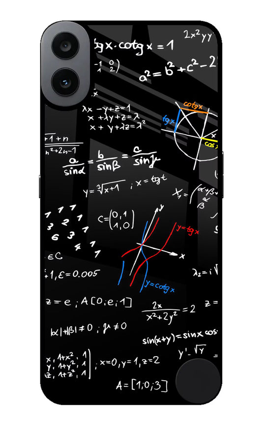 Mathematics Formula CMF by Nothing Phone 1 Glass Case