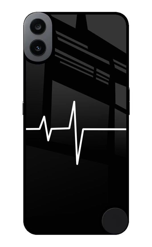 Heart Beats CMF by Nothing Phone 1 Glass Case
