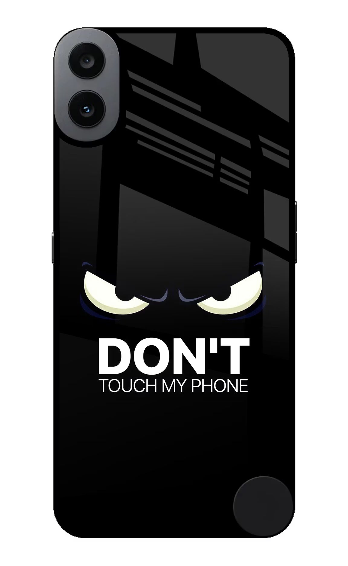 Don'T Touch My Phone CMF by Nothing Phone 1 Glass Case Back Cover by Casekaro