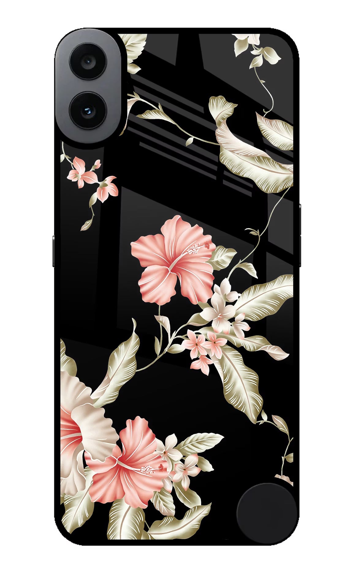 Flowers CMF by Nothing Phone 1 Glass Case Back Cover by Casekaro