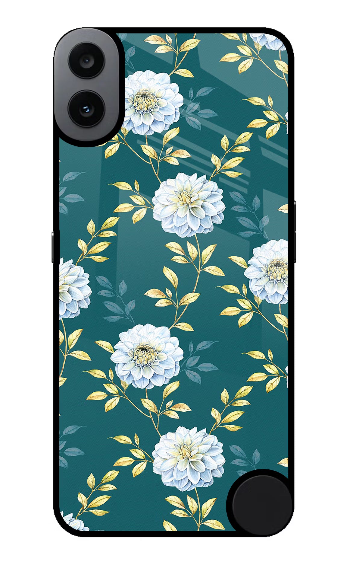 Flowers CMF by Nothing Phone 1 Glass Case Back Cover by Casekaro
