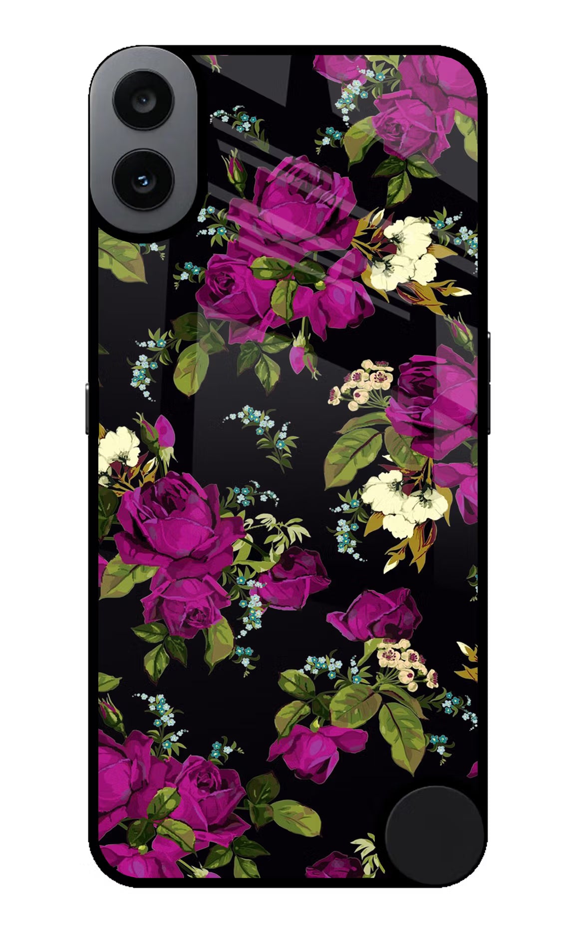 Flowers CMF by Nothing Phone 1 Glass Case Back Cover by Casekaro