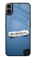 Be Original CMF by Nothing Phone 1 Glass Case Back Cover by Casekaro