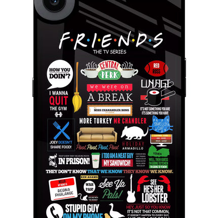 FRIENDS CMF by Nothing Phone 1 Glass Case Back Cover by Casekaro
