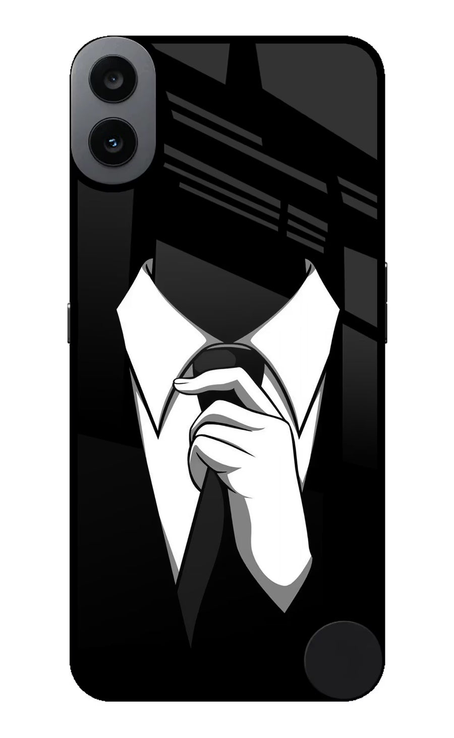 Black Tie CMF by Nothing Phone 1 Back Cover, Metal case