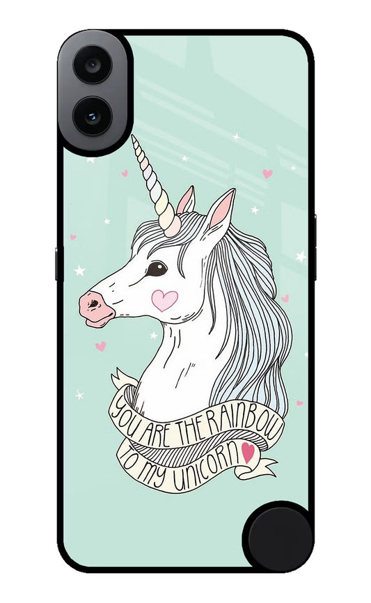 Unicorn Wallpaper CMF by Nothing Phone 1 Glass Case