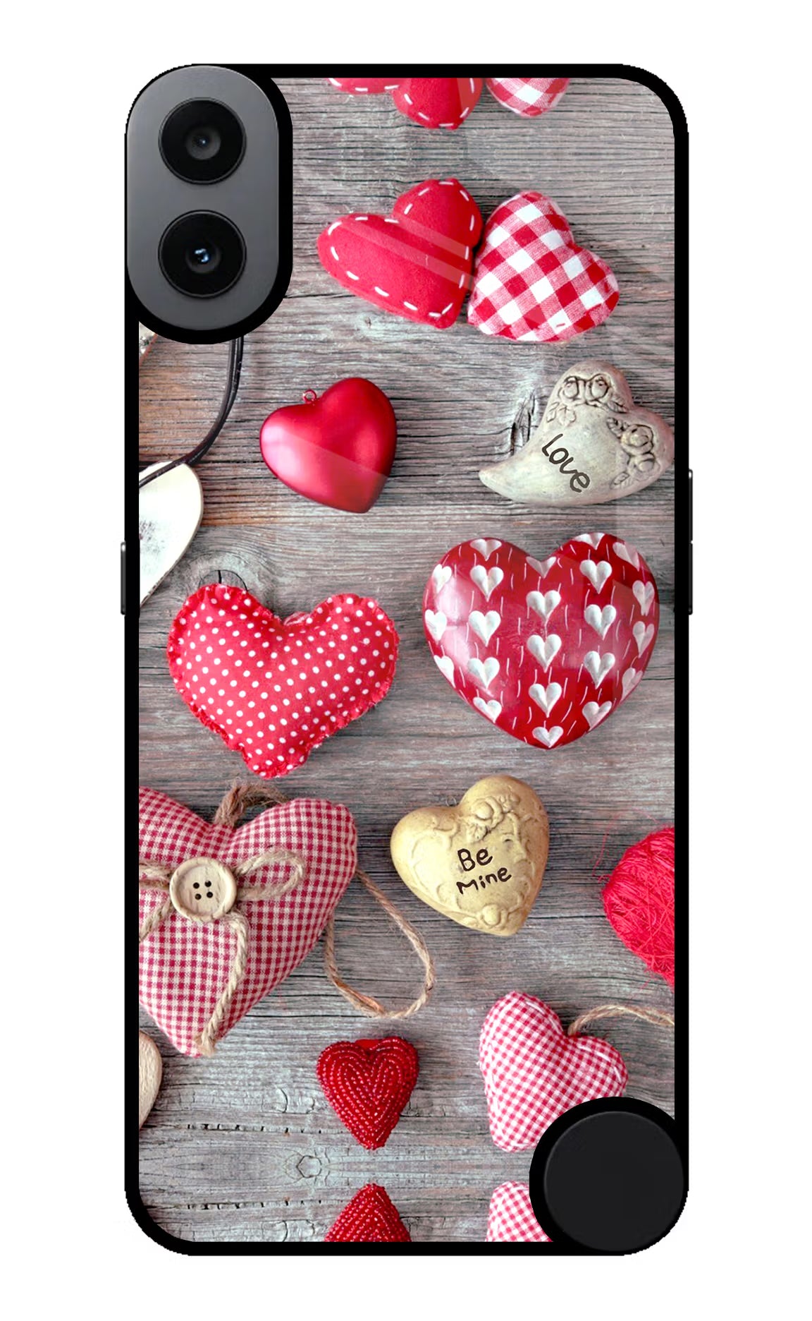 Love Wallpaper CMF by Nothing Phone 1 Glass Case Back Cover by Casekaro