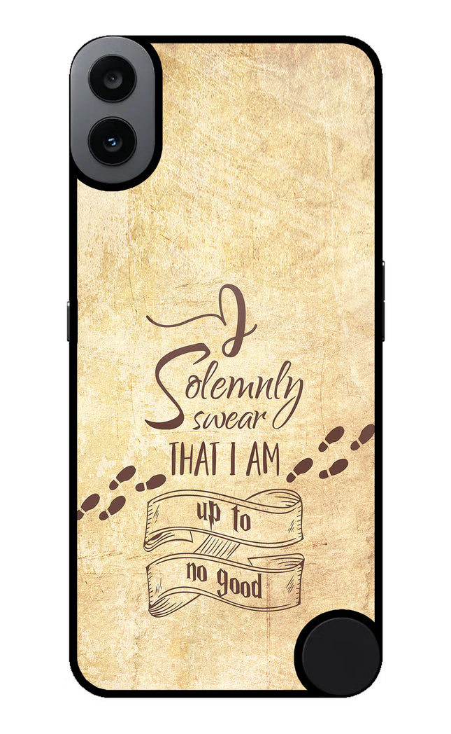 I Solemnly swear that i up to no good CMF by Nothing Phone 1 Glass Case