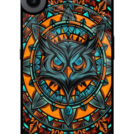 Angry Owl Art CMF by Nothing Phone 1 Glass Case
