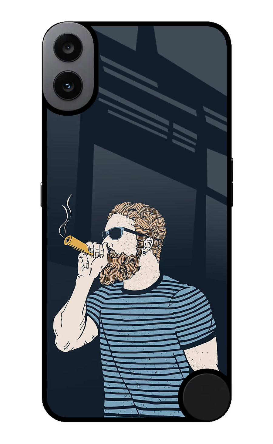 Smoking CMF by Nothing Phone 1 Back Cover, Metal case