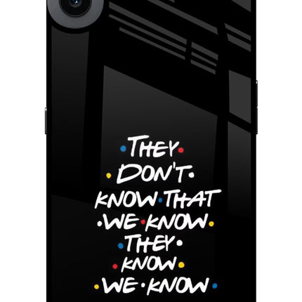 FRIENDS Dialogue CMF by Nothing Phone 1 Glass Case
