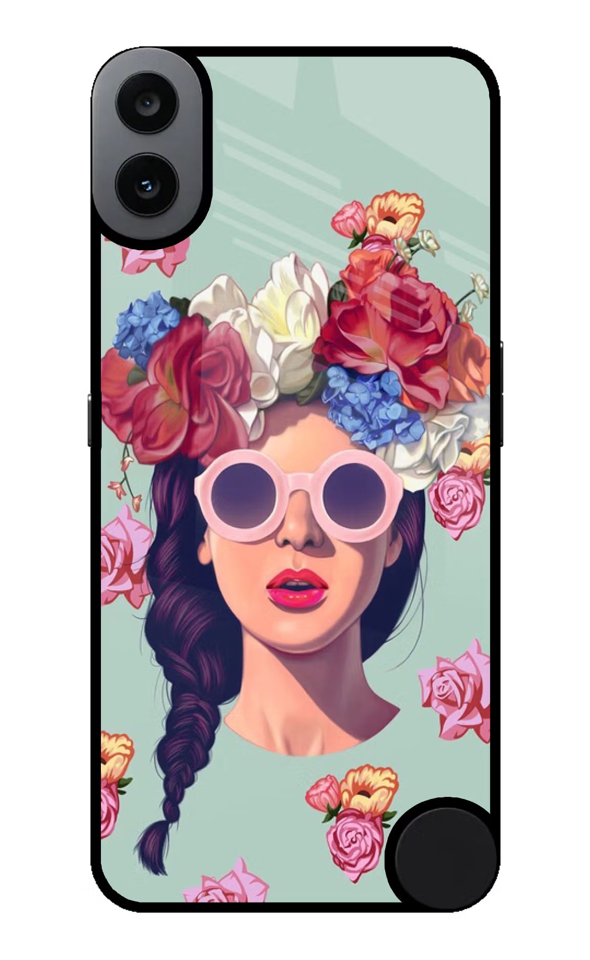 Pretty Girl CMF by Nothing Phone 1 Glass Case Back Cover by Casekaro
