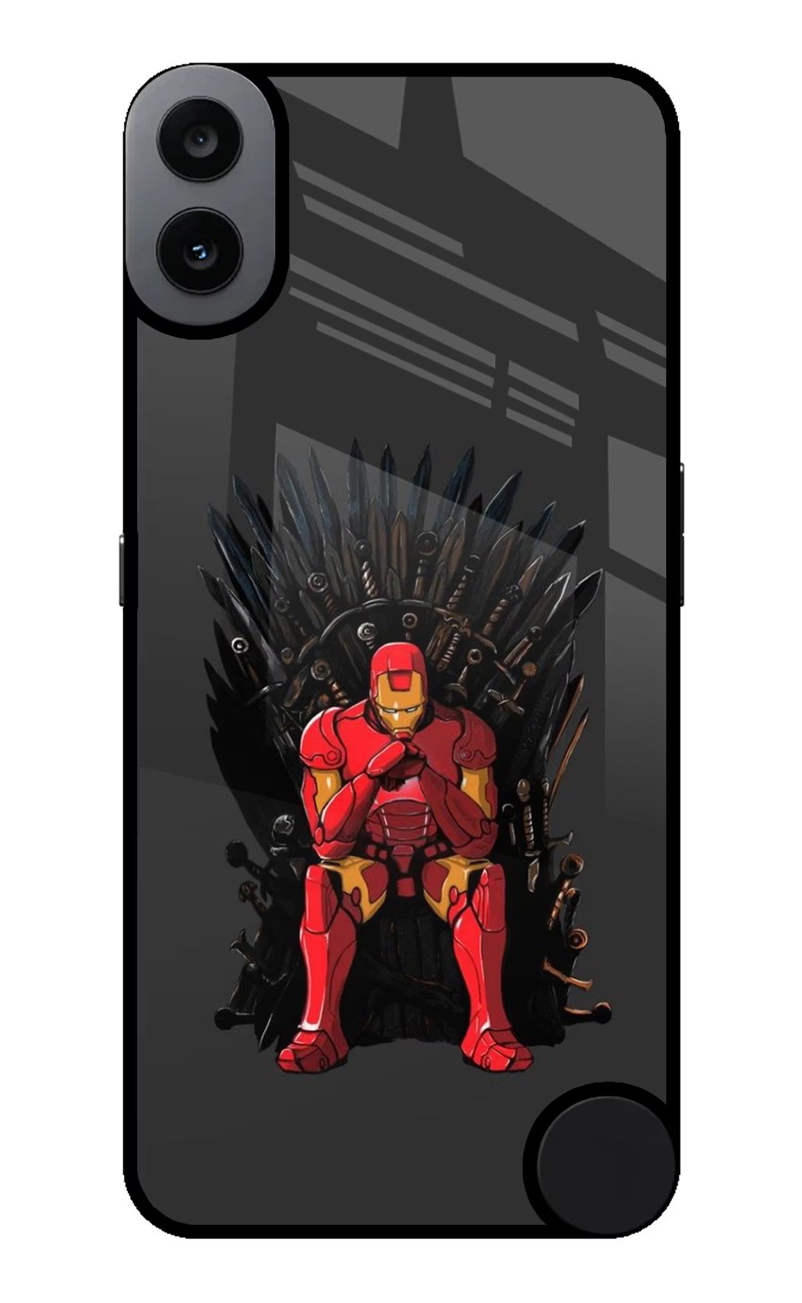 Ironman Throne CMF by Nothing Phone 1 Glass Case Back Cover by Casekaro
