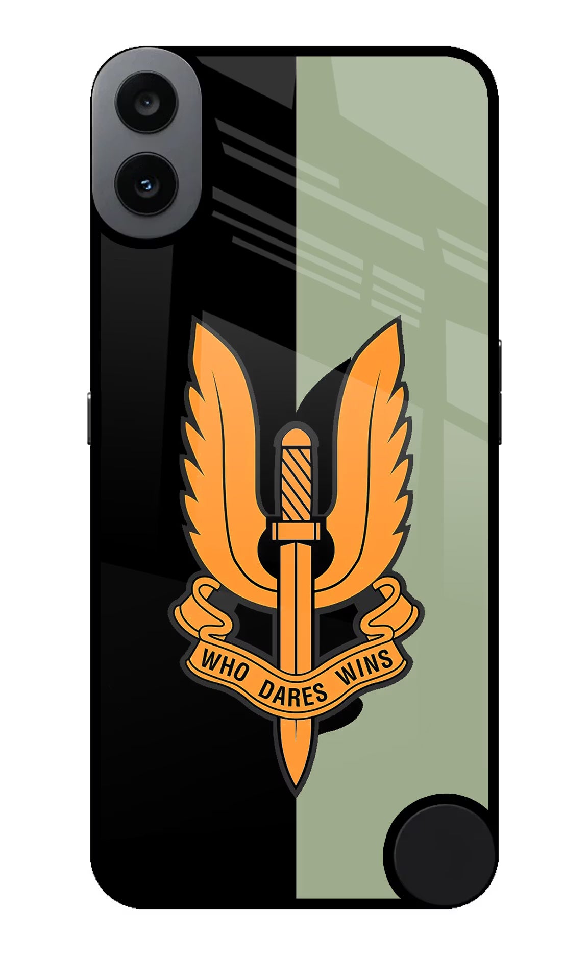 Balidan Logo CMF by Nothing Phone 1 Glass Case Back Cover by Casekaro