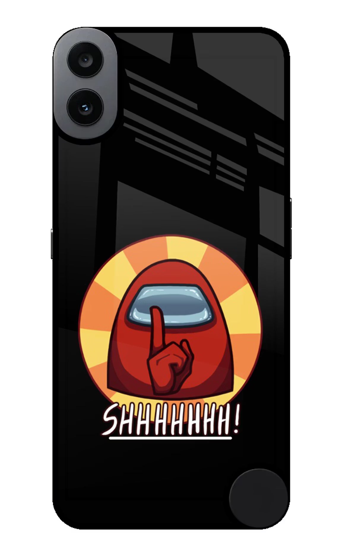 Among Us Shhh! CMF by Nothing Phone 1 Glass Case Back Cover by Casekaro