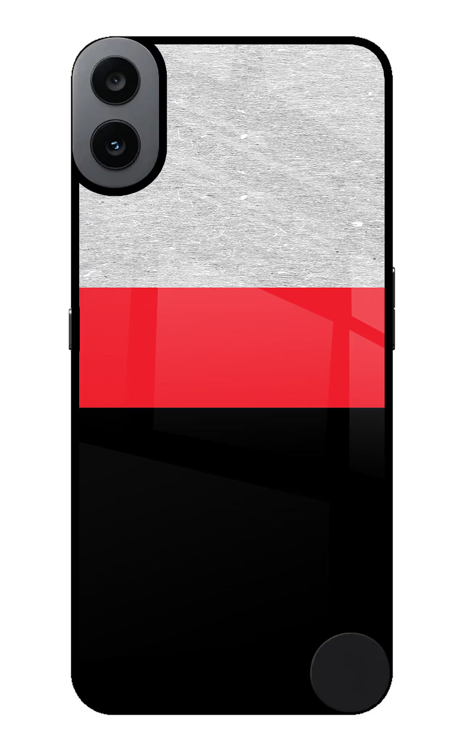 Tri Color Pattern CMF by Nothing Phone 1 Back Cover, Metal case
