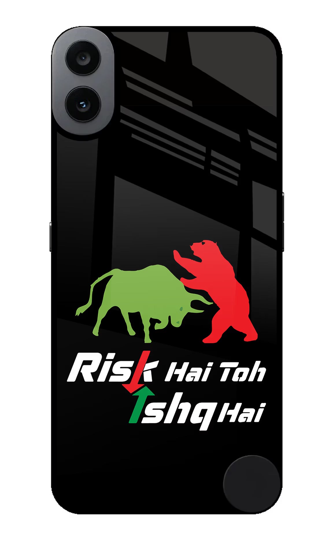 Risk Hai Toh Ishq Hai CMF by Nothing Phone 1 Glass Case