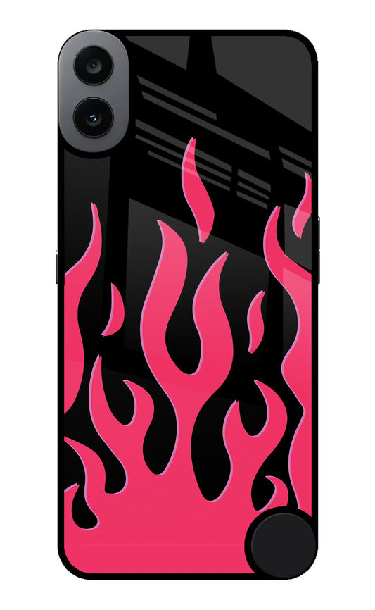 Fire Flames CMF by Nothing Phone 1 Glass Case