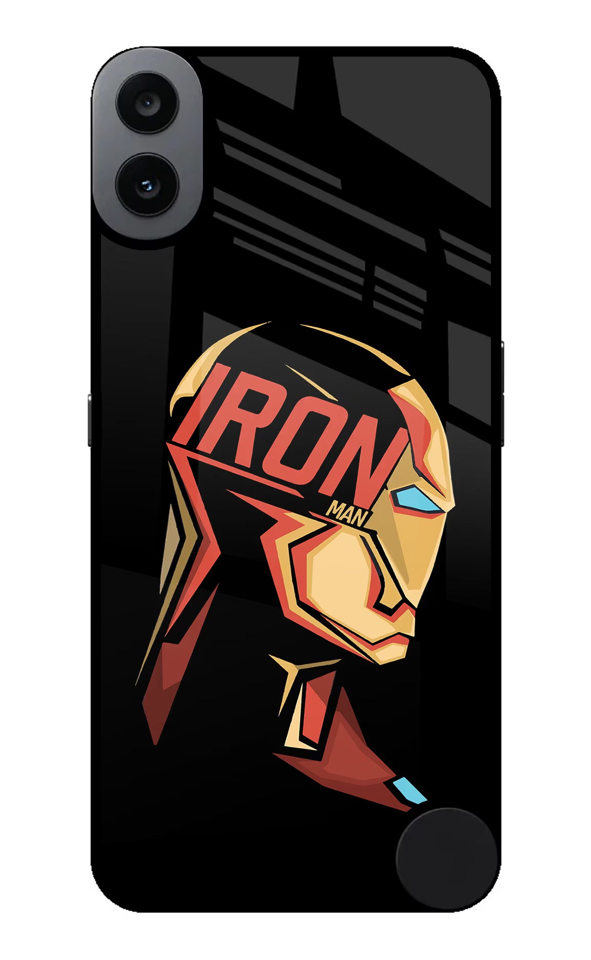 IronMan CMF by Nothing Phone 1 Glass Case Back Cover by Casekaro