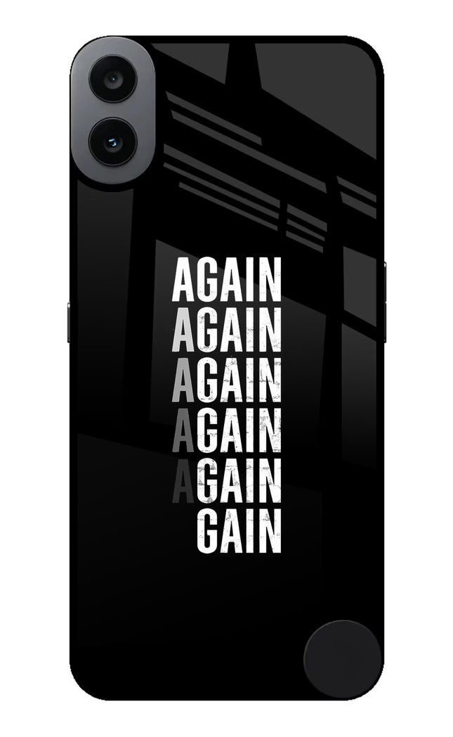 Again Again Gain CMF by Nothing Phone 1 Glass Case