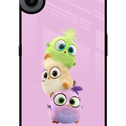 Cute Little Birds CMF by Nothing Phone 1 Glass Case