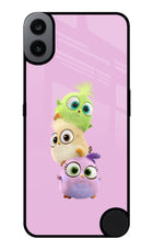 Cute Little Birds CMF by Nothing Phone 1 Glass Case