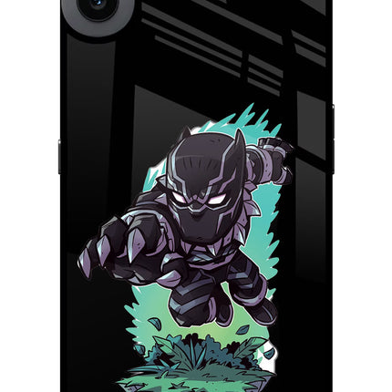 Black Panther CMF by Nothing Phone 1 Glass Case