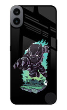 Black Panther CMF by Nothing Phone 1 Glass Case