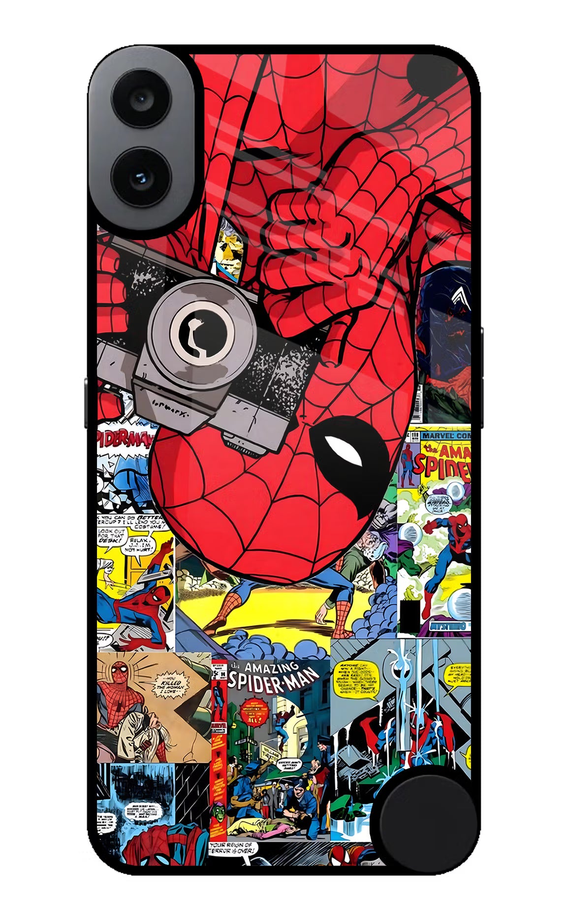 Spider Man CMF by Nothing Phone 1 Glass Case