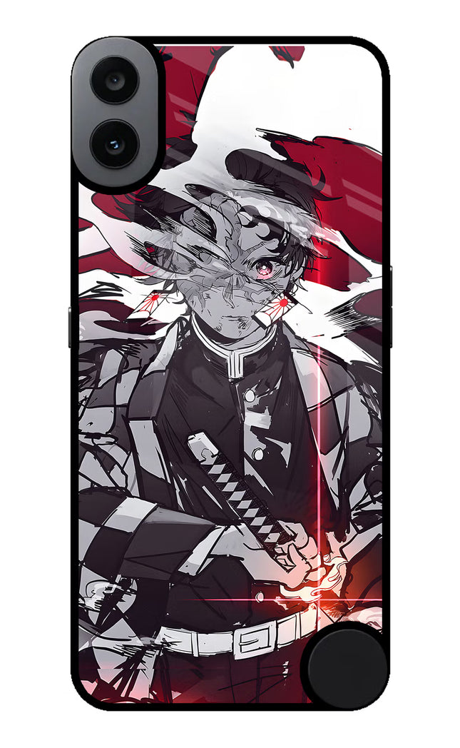 Demon Slayer CMF by Nothing Phone 1 Glass Case
