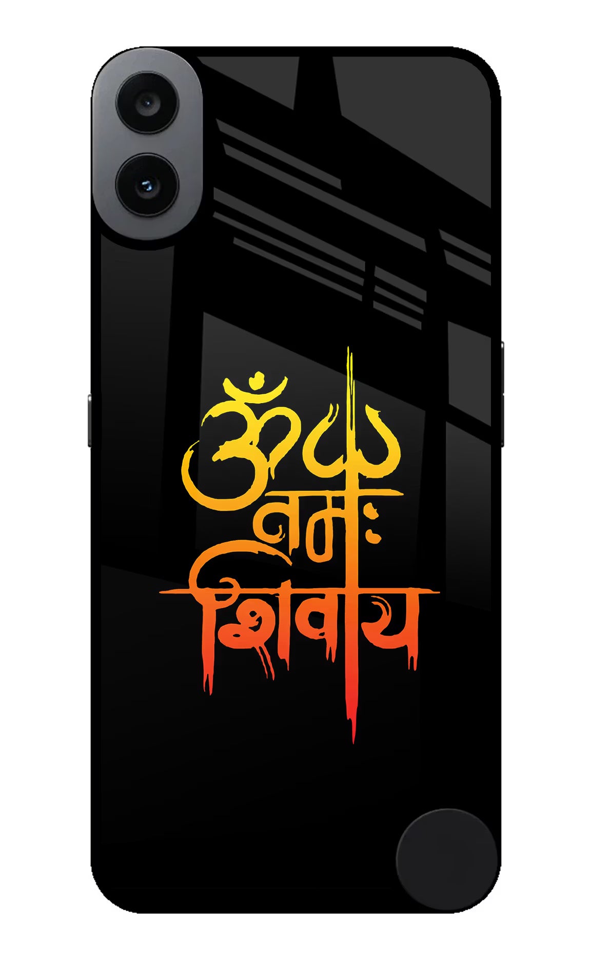 Om Namah Shivay CMF by Nothing Phone 1 Glass Case Back Cover by Casekaro