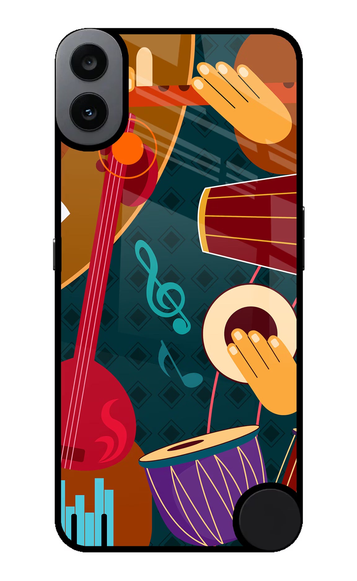 Music Instrument CMF by Nothing Phone 1 Glass Case
