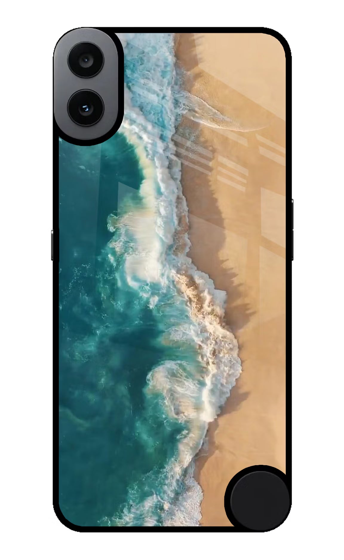Ocean Beach CMF by Nothing Phone 1 Glass Case Back Cover by Casekaro