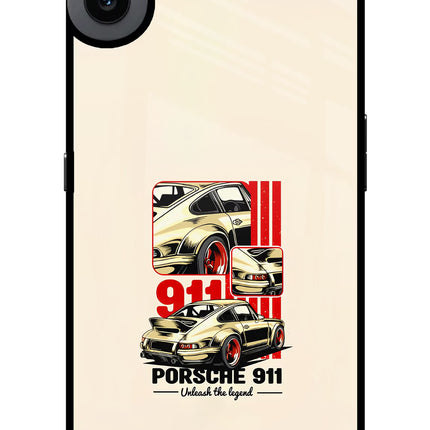 Classic Porsche 911 CMF by Nothing Phone 1 Glass Case