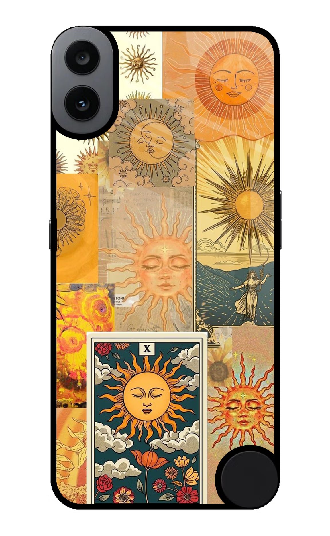 Sun CMF by Nothing Phone 1 Glass Case Back Cover by Casekaro