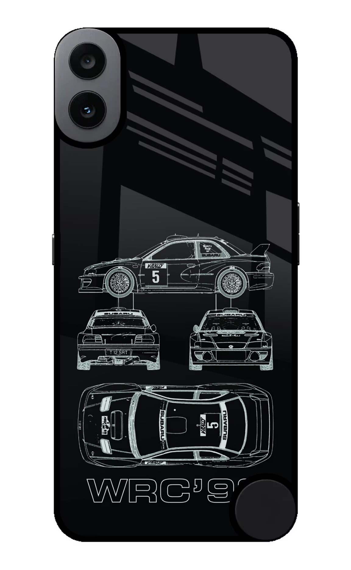 WRC'99 CMF by Nothing Phone 1 Glass Case Back Cover by Casekaro
