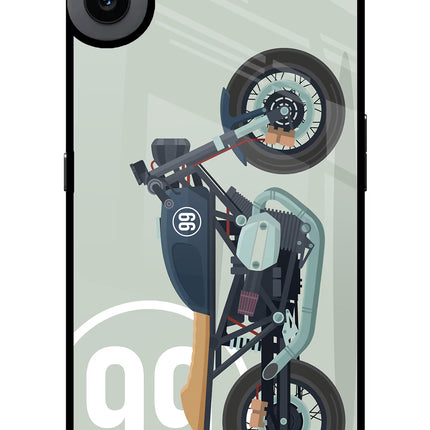 Classic Cafe Racer 99 CMF by Nothing Phone 1 Glass Case