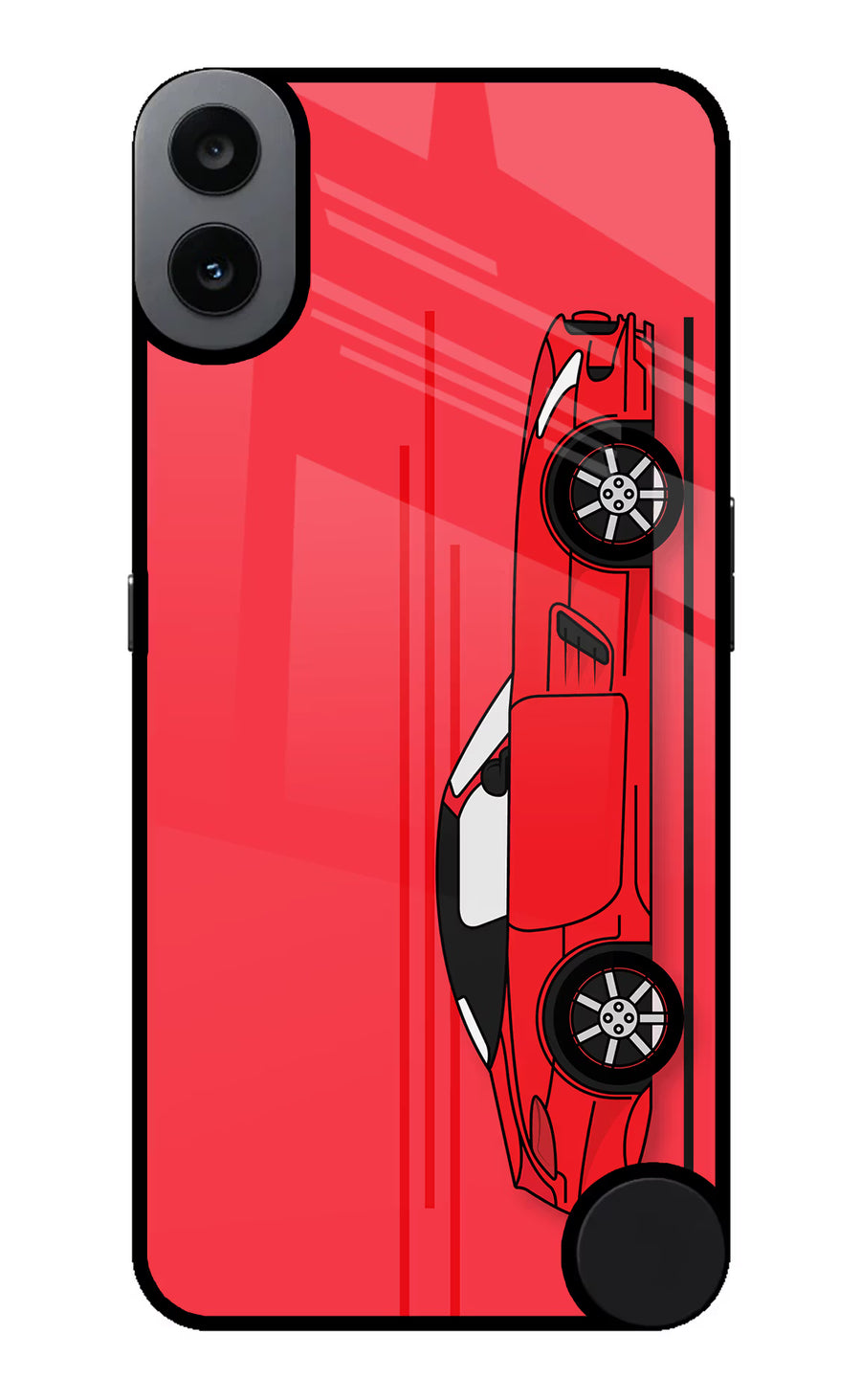 Red Velocity CMF by Nothing Phone 1 Back Cover, Metal case