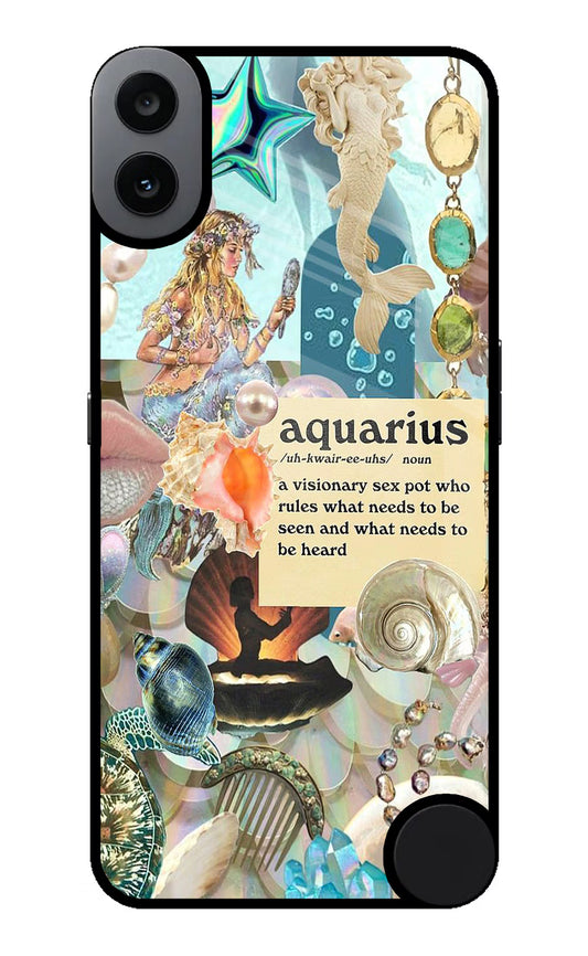 Aquarius Zodiac CMF by Nothing Phone 1 Glass Case