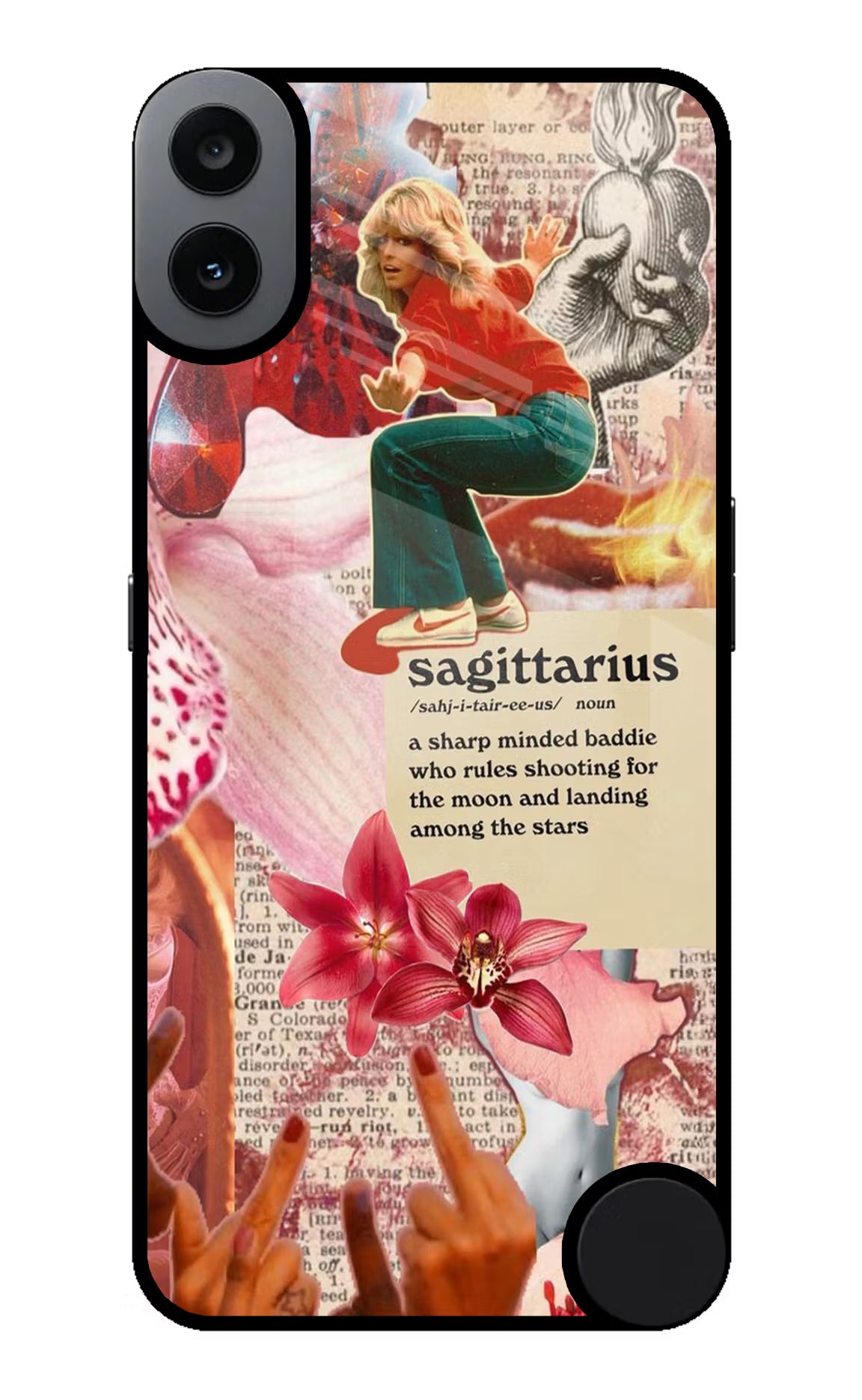 Sagittarius Zodiac CMF by Nothing Phone 1 Glass Case