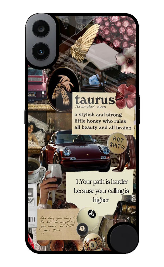 Taurus Zodiac CMF by Nothing Phone 1 Glass Case
