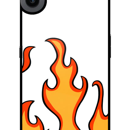 Fired Up – White CMF by Nothing Phone 1 Glass Case