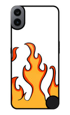 Fired Up – White CMF by Nothing Phone 1 Glass Case