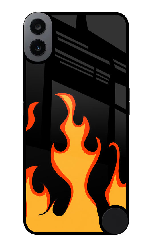 Fired Up – Black CMF by Nothing Phone 1 Glass Case
