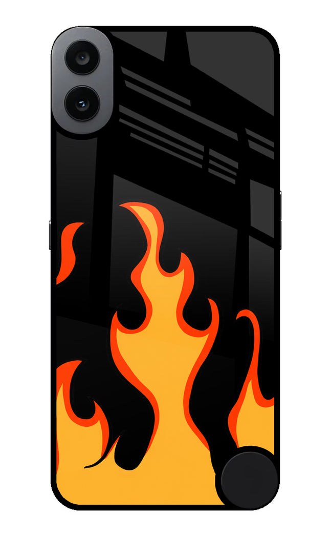 Fired Up – Black CMF by Nothing Phone 1 Glass Case