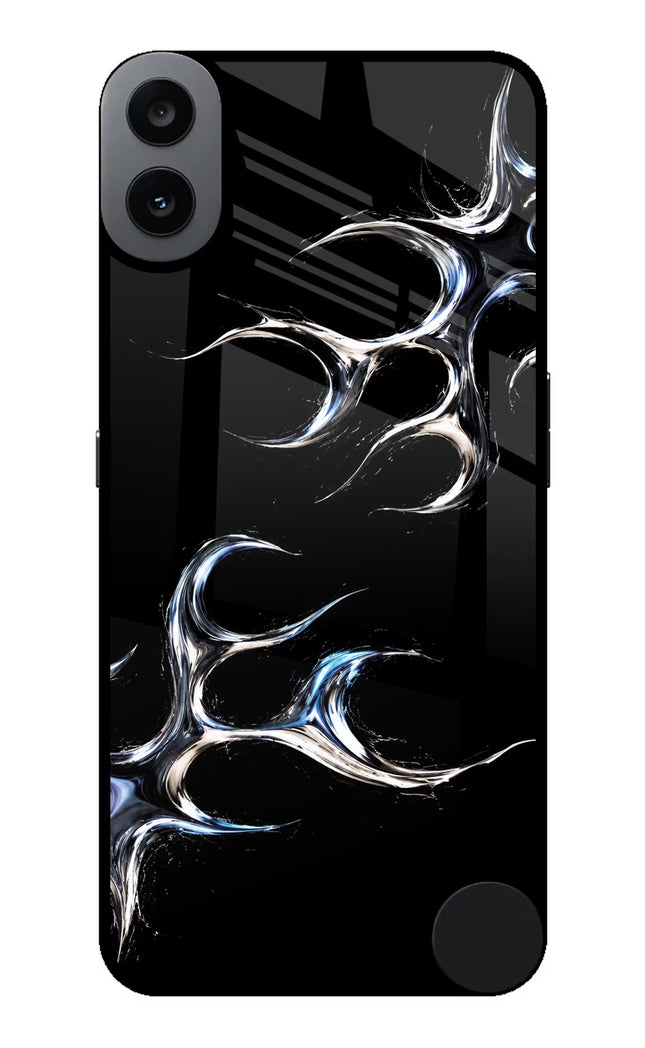 Chrome Tribal CMF by Nothing Phone 1 Glass Case
