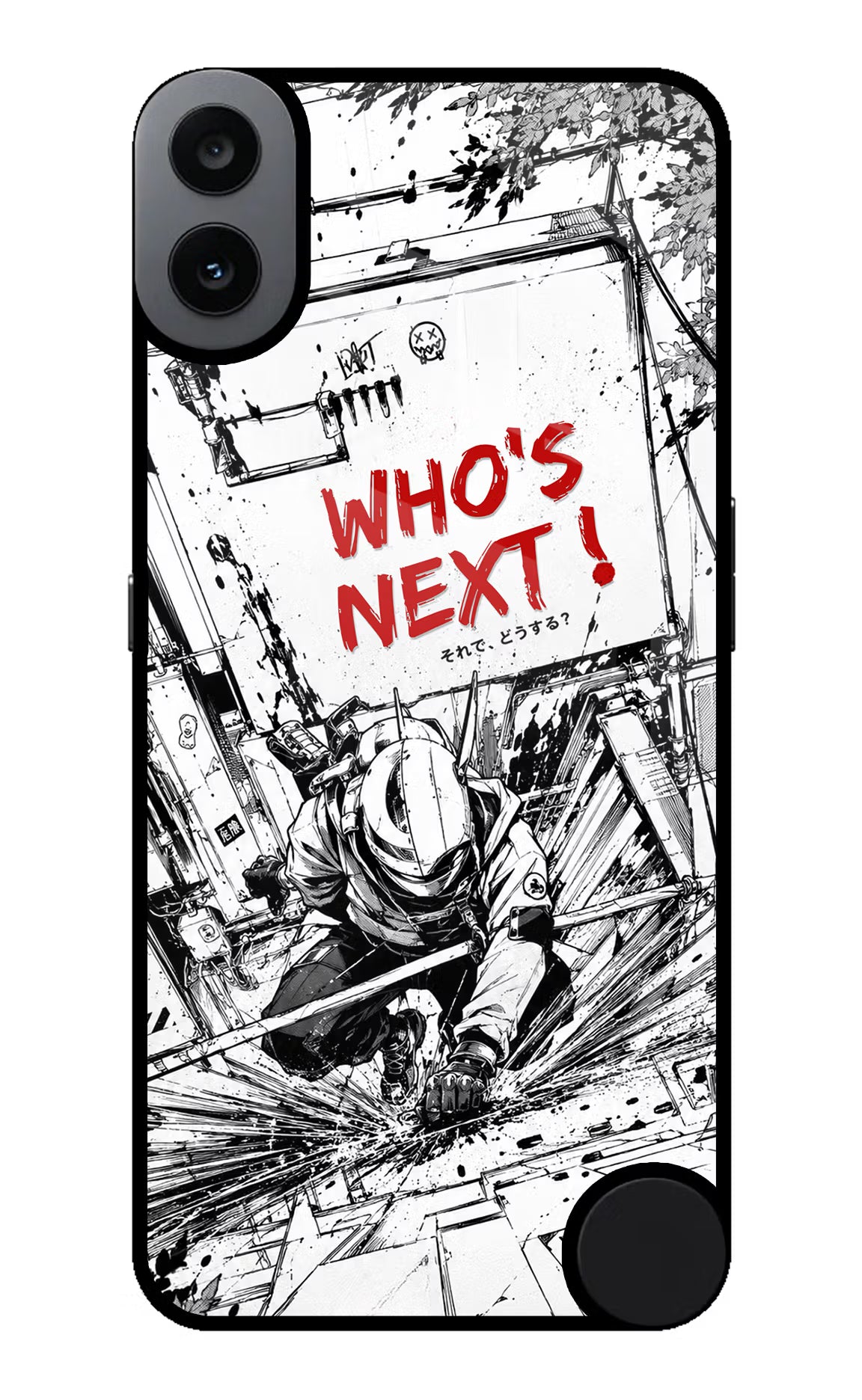 Who's Next CMF by Nothing Phone 1 Glass Case Back Cover by Casekaro