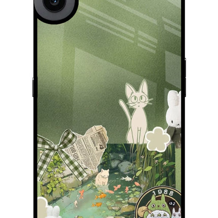 Aesthetic anime CMF by Nothing Phone 1 Glass Case