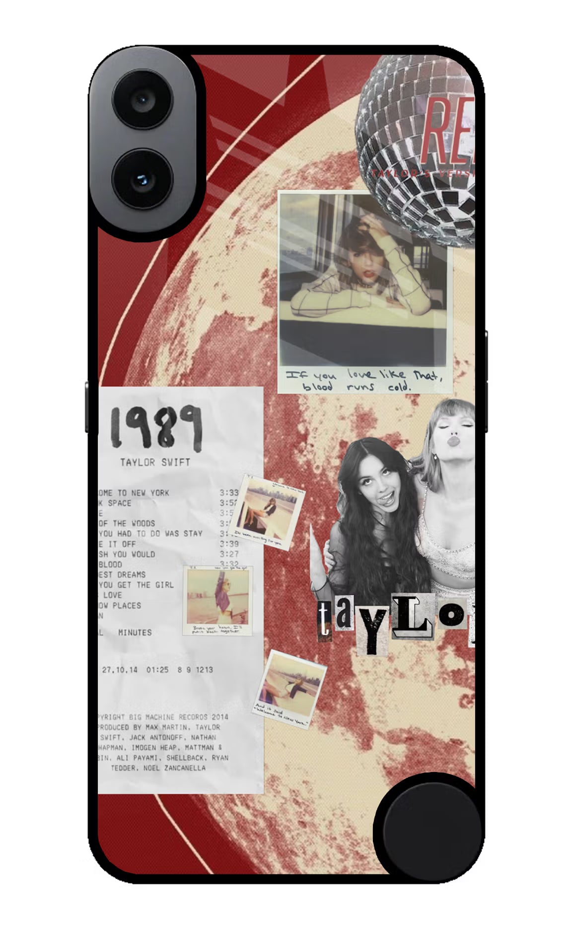 Taylor Swift CMF by Nothing Phone 1 Glass Case Back Cover by Casekaro