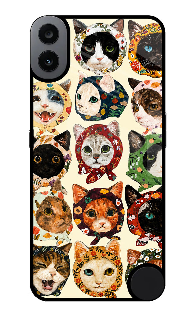 Cool Cat CMF by Nothing Phone 1 Glass Case